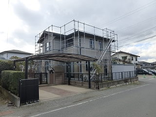須坂市米持中古住宅のリフォーム工事中