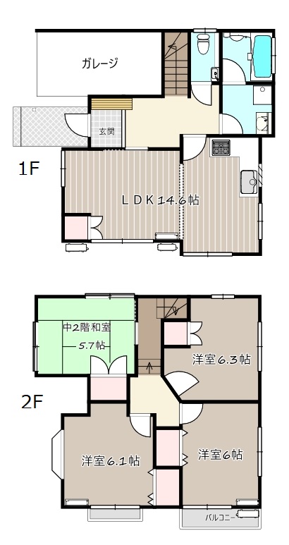 新規物件情報！！　長野市青木島1丁目リフォーム済４ＬＤＫ