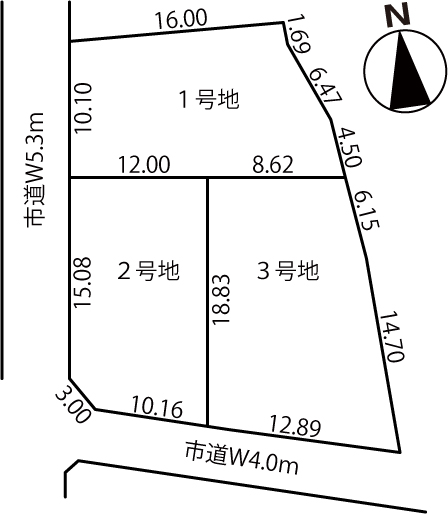 下氷鉋小学校区　新規分譲地3区画のご紹介！